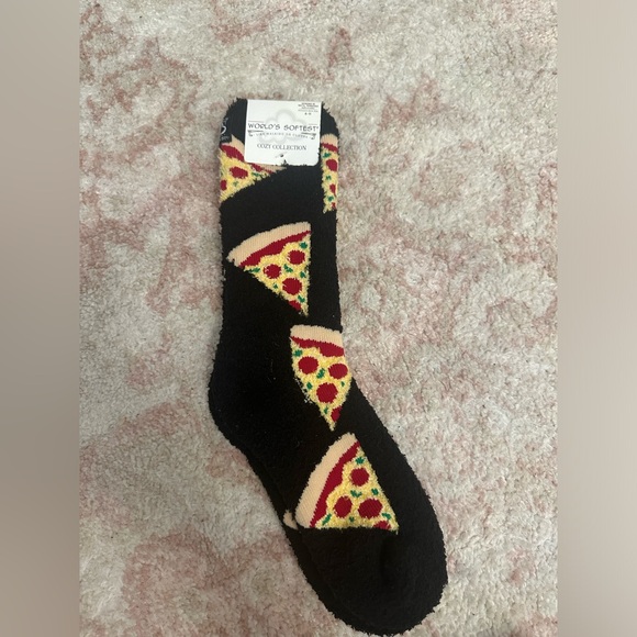 World's Softest Pizza Pattern Socks - Picture 1 of 2